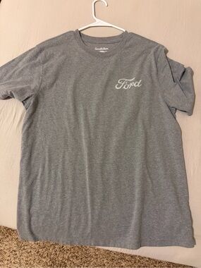 Ford Gray Short Sleeve Logo Tee